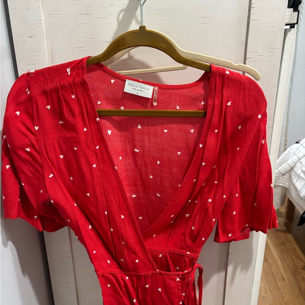 Dress Forum Scarlet Heart Print Dress